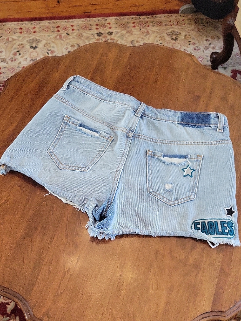 Philadelphia Eagles NFL Denim Shorts - Picture 5 of 8